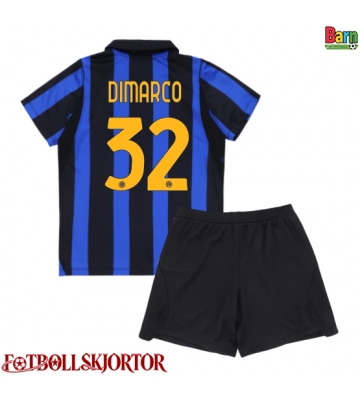 Inter Milan Federico Dimarco #32 Hemmakläder Barn 2026-27 Kortärmad (+ Korta byxor)